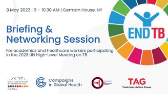 Briefing & Networking Session For academics and healthcare workers participating in the 2023 UN High-Level Meeting on TB