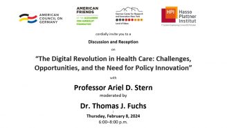 Event Poster The Digital Revolution in Health Care: Challenges, Opportunities, and the Need for Policy Innovation