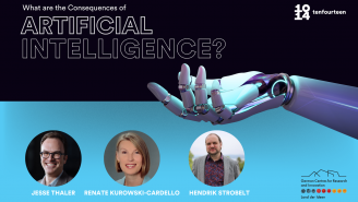 What are the consequences of AI? Event poster March 13, 2024