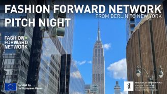 Event Poster Fashion Forward Network Pitch Night - From Berlin to New York