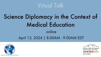 Event Poster "Science Diplomacy in the Context of Medical Education"
